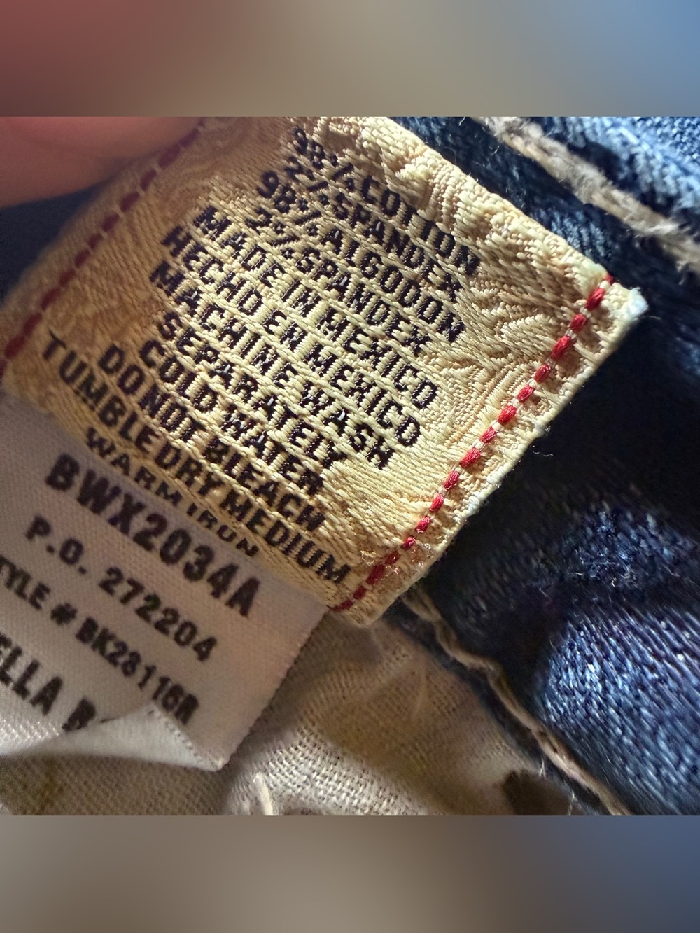 BKE Stella 2000s Low Rise Bootcut Jeans 30 Inseam Thick Stitch Y2K Western Denim - Picture 8 of 10